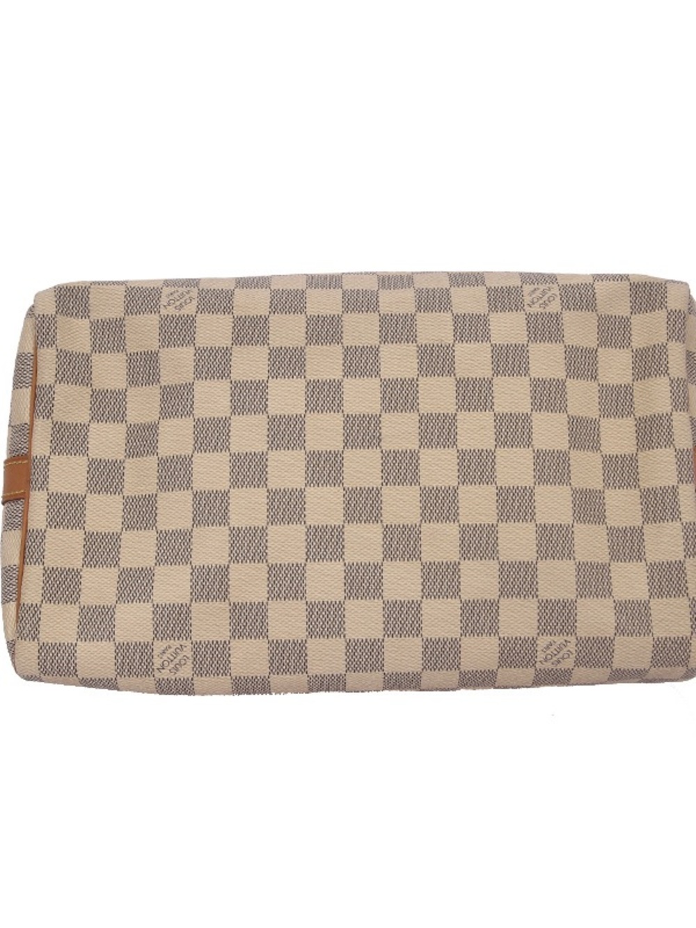 ♥️Louis Vuitton Speedy 30 Classic Checker Satchel in Beige and Tan Handbag♥️ - Picture 7 of 16